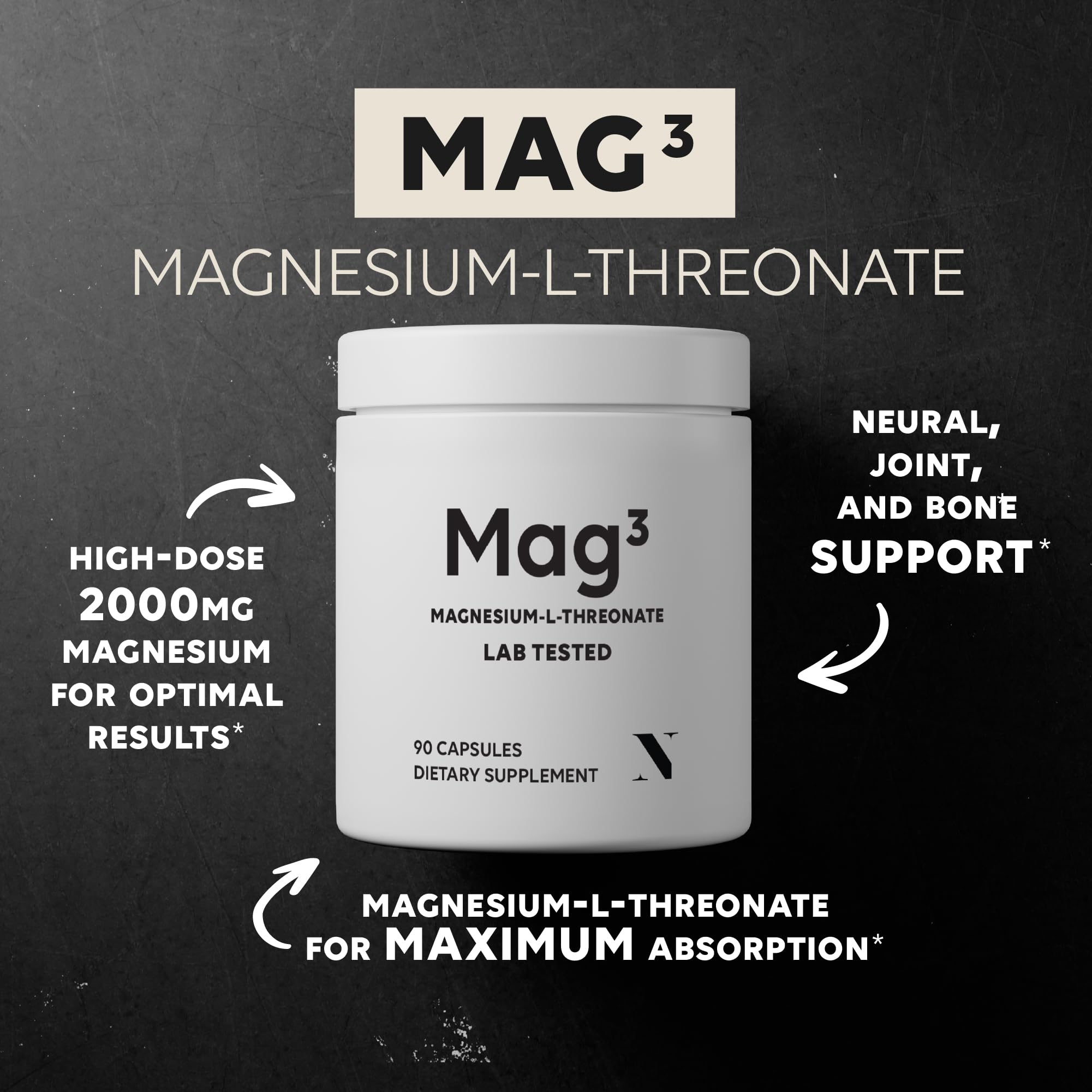 Newt Mag3 capsules closeup shows capsule form and easy daily use.