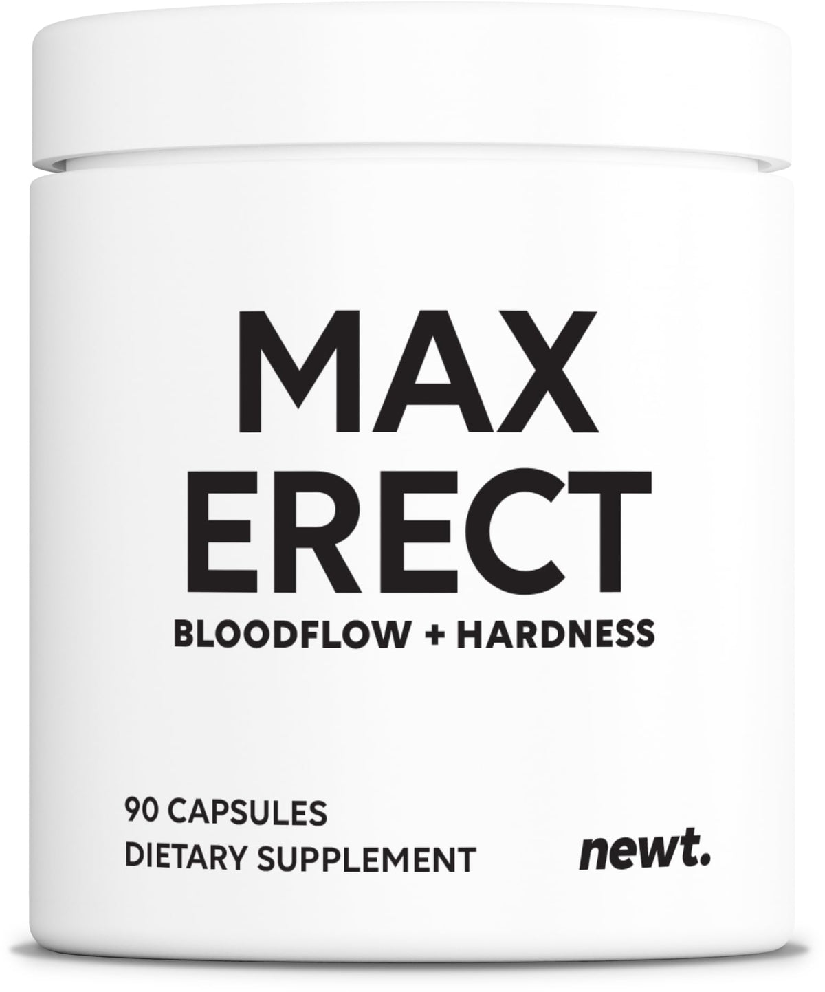 Newt Male Performance bottle front with bold branding and vitality-focused formula.