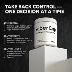 Newt SoberCap capsules on daily-use tray illustrate steady focus and routine help.