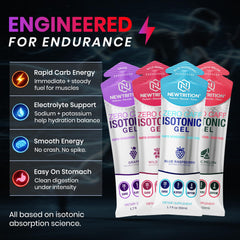 NewTrition Energy Gel Smooth Texture supports easy digestion during effort.