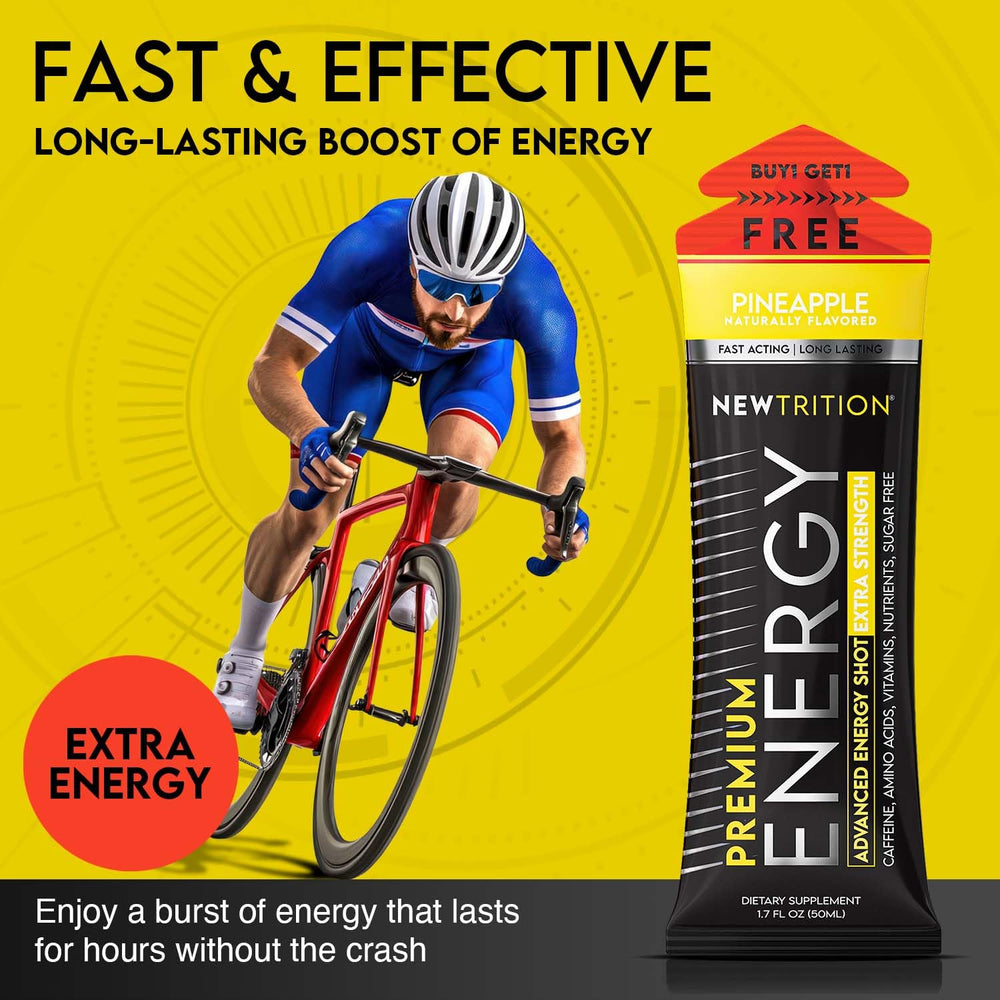NewTrition Energy Shot on a desk for study sessions and work focus.
