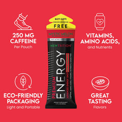 NewTrition energy shot 24-pack highlights zero sugar and zero calories