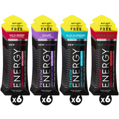 NewTrition energy shot blue raspberry for focused study and on-the-go use