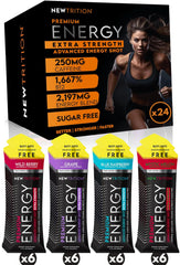 NewTrition energy shot cherry bomb energizes study or work with steady attention