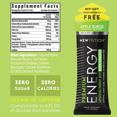 NewTrition energy shot wild berry bottle delivers long-lasting energy and crisp flavor.