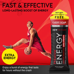 NewTrition Zero Calorie energy shot packaging highlights sugar free concentration support
