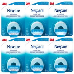 Nexcare Sensitive Skin Low Trauma Tape roll close-up highlighting gentle adhesion for delicate skin