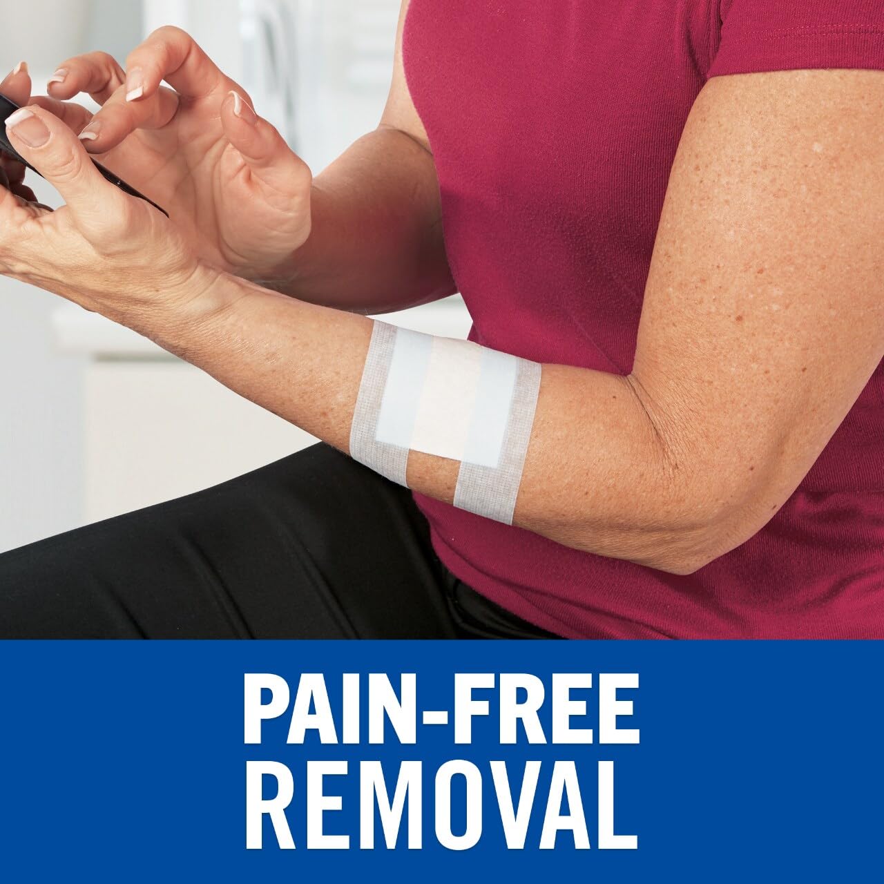 Nexcare Sensitive Skin tape roll ideal for pediatric use and delicate skin