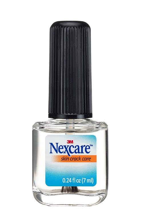 Nexcare Skin Crack Care no-sting formula provides gentle application for irritated skin.