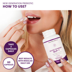 Next-Microbiome Boost Synergy bottle demonstrates GMP-certified USA manufacturing
