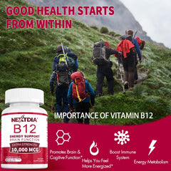 Nextdia B12 strawberry flavor tablets in bottle