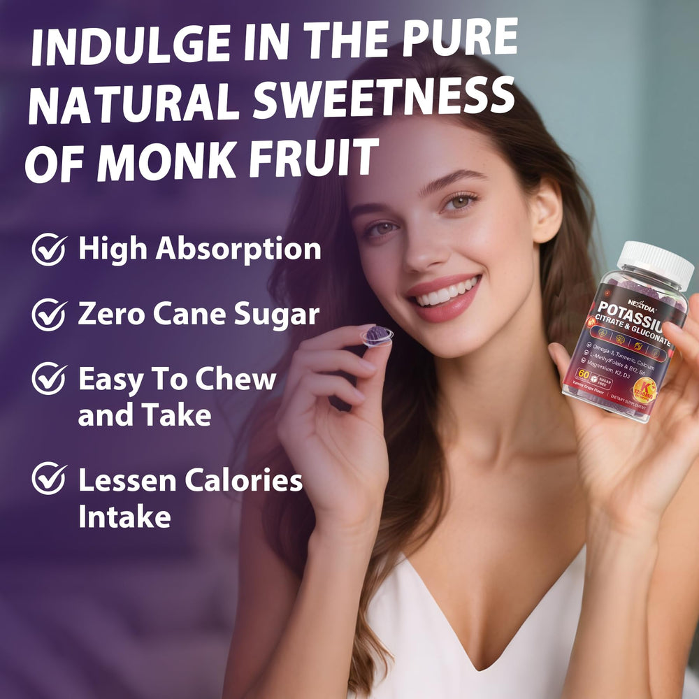 Nextdia bottle back shows nutrition facts and minerals