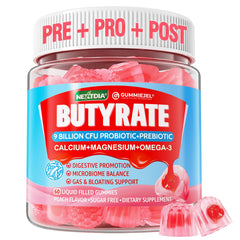 Nextdia butyrate gummies liquid-filled sugar-free close-up promoting gut balance