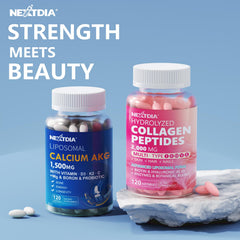 Nextdia family‑ready bottle of 240 softgels suggesting a two‑month supply