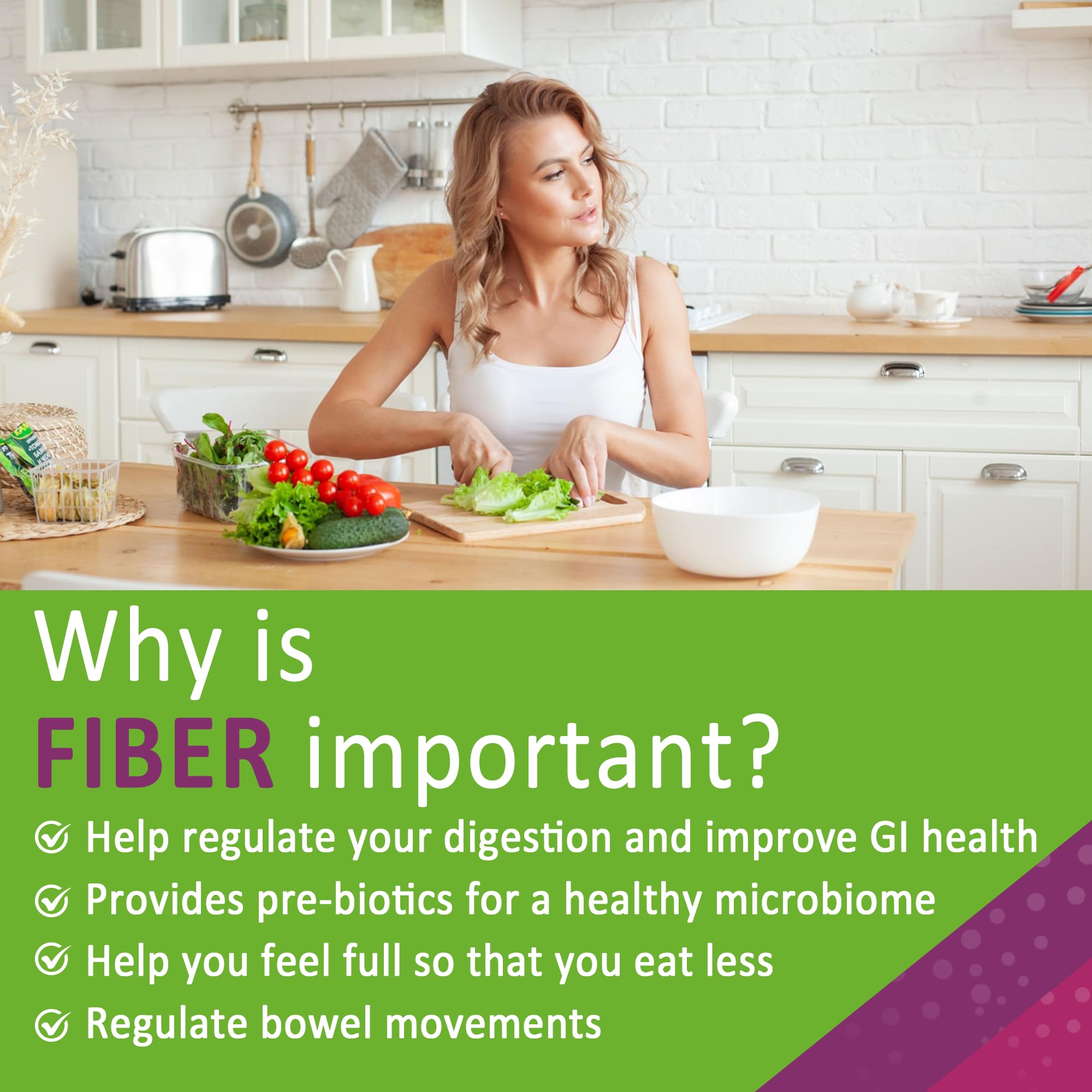 Nextdia Fiber Gummies probiotic blend promotes gut flora balance
