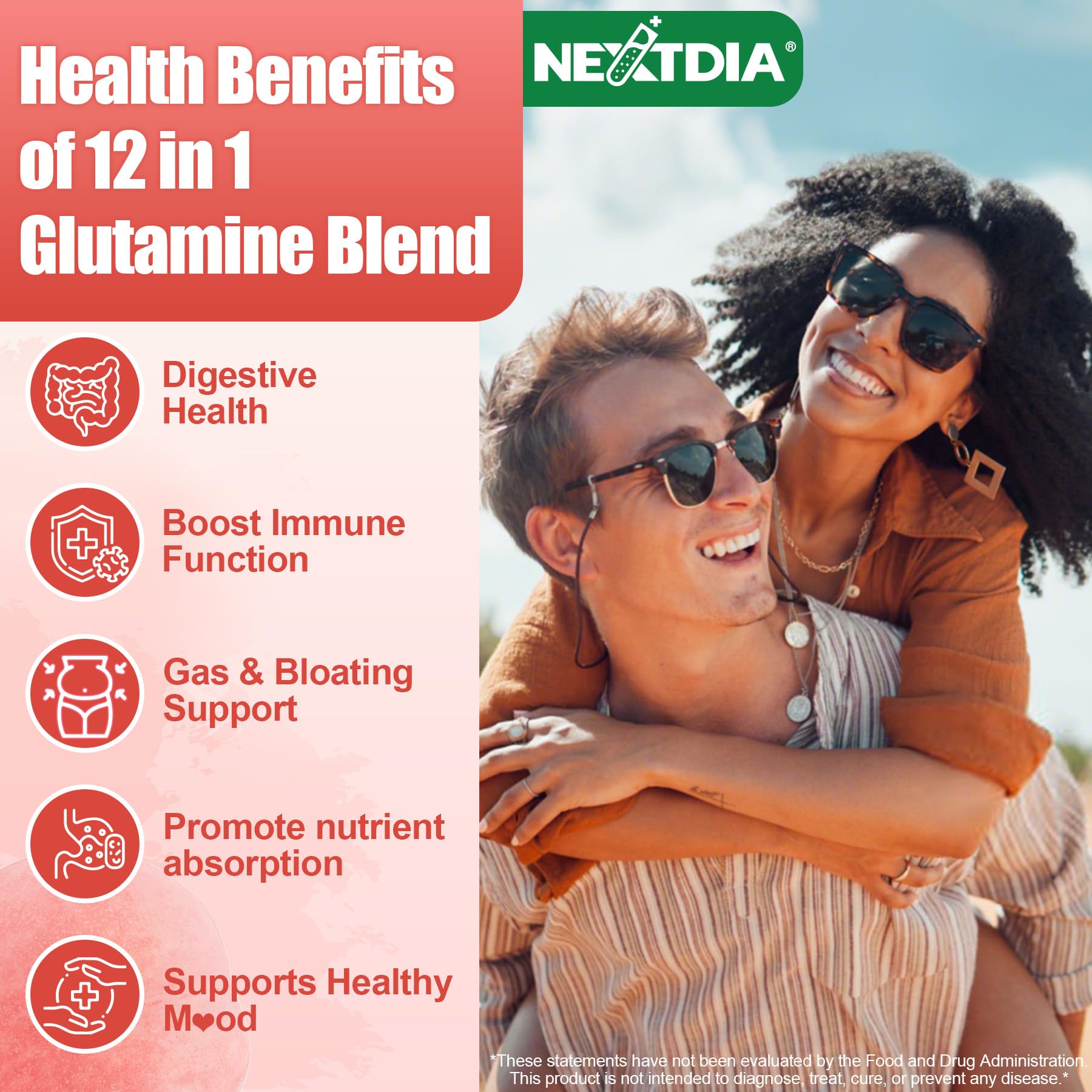 Nextdia fruity gummies on desk for a daily gut and immune routine.