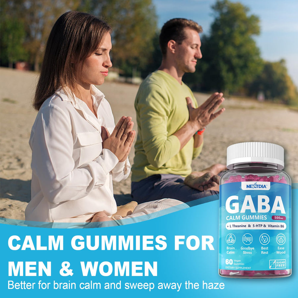 Nextdia GABA Gummies textured gummy demonstrates a pleasant bite and focus