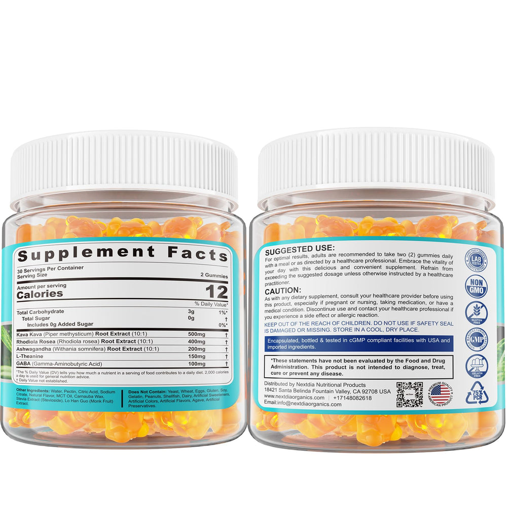 Nextdia calm moment with gummies for daily balance.