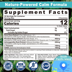 Nextdia Kava Kava Gummies close-up highlights chewy texture and calming effect.