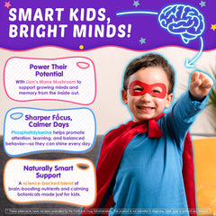 Nextdia Kids Brain Gummies colorful bottle showcases kid-friendly design.
