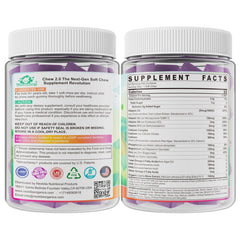 Nextdia Kids Calcium Soft Chews suitable for ages 9 and up on the label