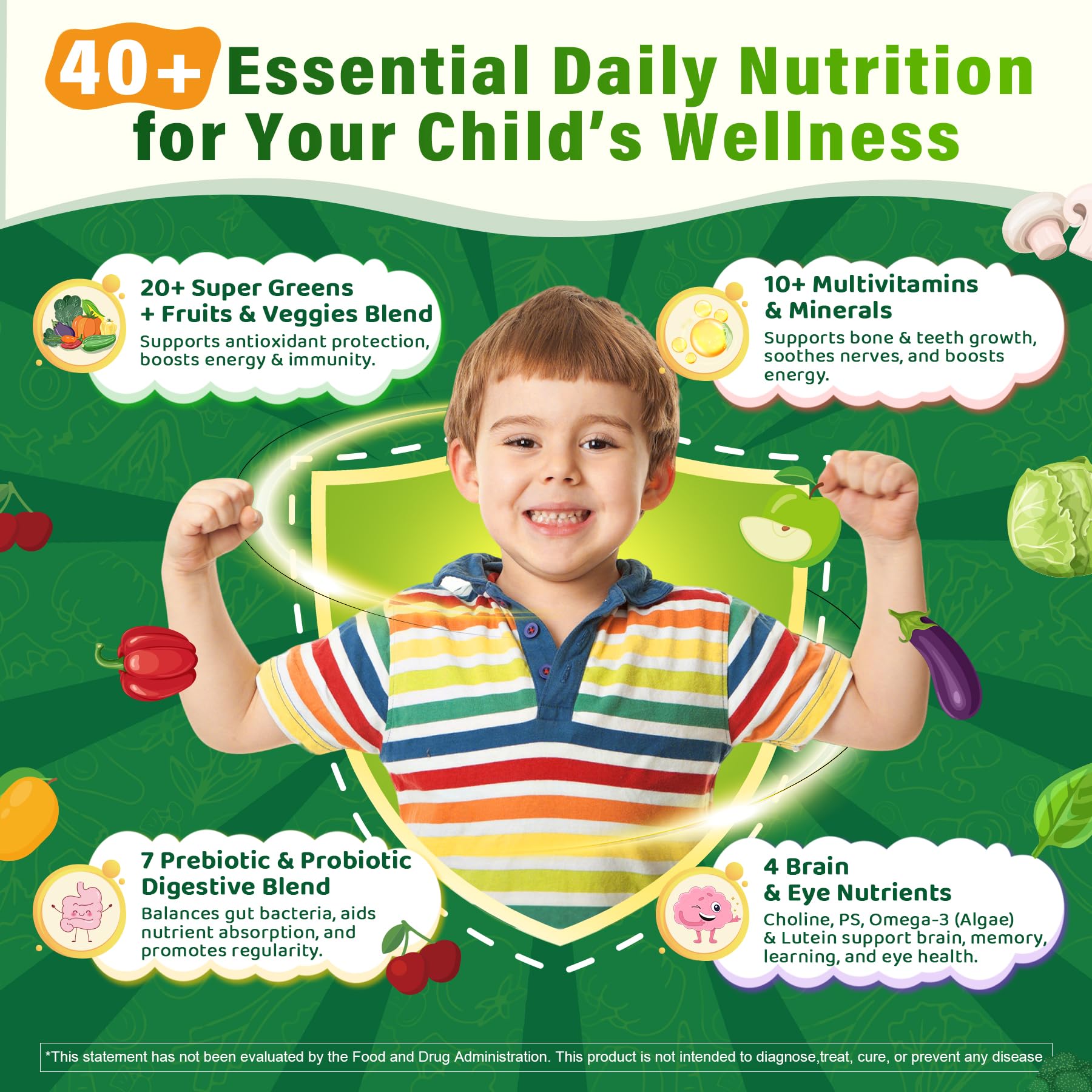 Nextdia gummies with Omega-3 and lutein for focus and eye health.