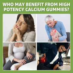 Nextdia travel-ready bottle of calcium gummies for home, work, or on-the-go.