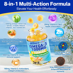 Nextdia Vegan Omega-3 Gummies sustainability badge and vegan label reflect eco-friendly sourcing