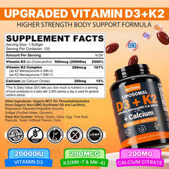 Nextdia 2-pack bottle of vitamin D3 K2 for daily supplementation.