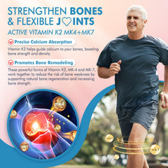 Person taking a Nextdia Vitamin K2 Gummy after a meal.