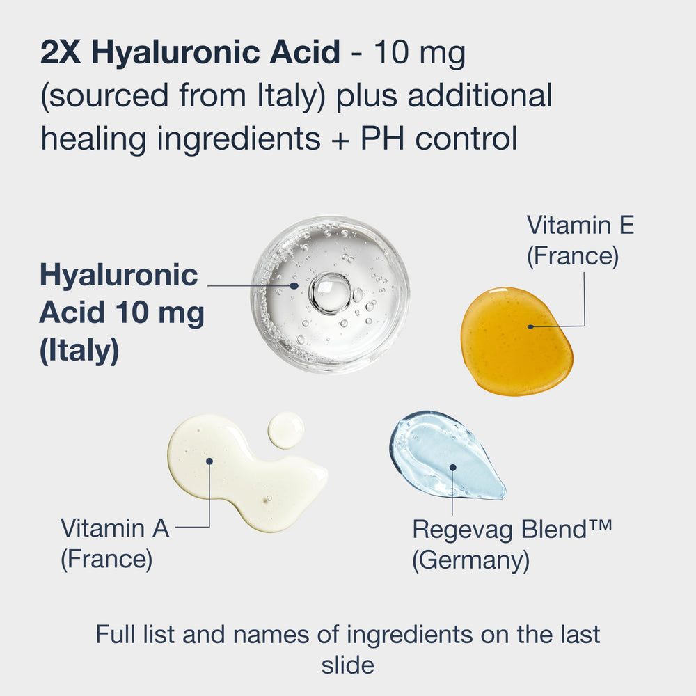 Neycher hyaluronic acid inserts long-lasting hydration indicating up to 72 hours.