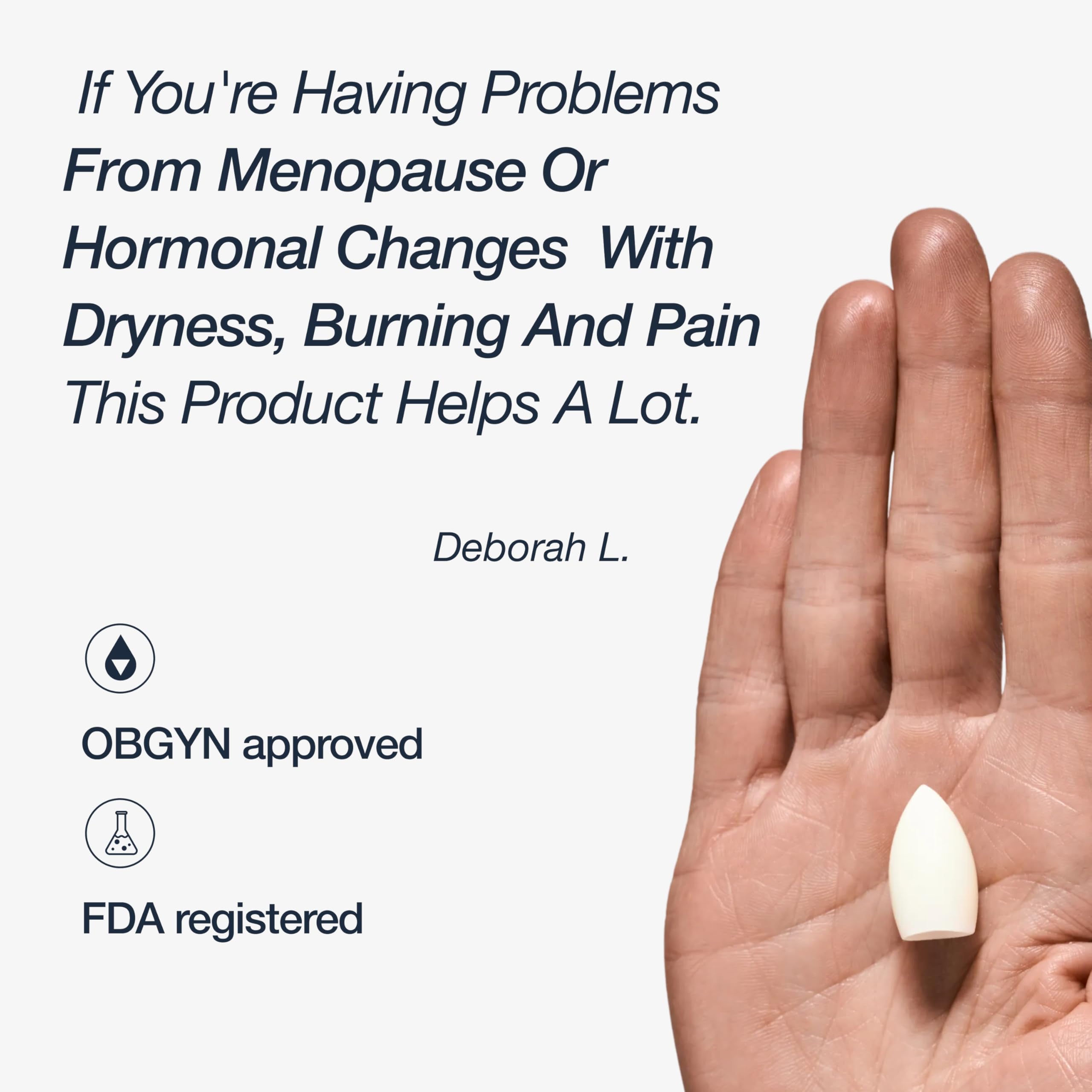 Neycher hyaluronic acid inserts night-use bottle ready for bedtime routine.