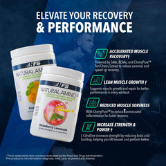 NF Sports Natural Amino scoop for precise powder dosing.