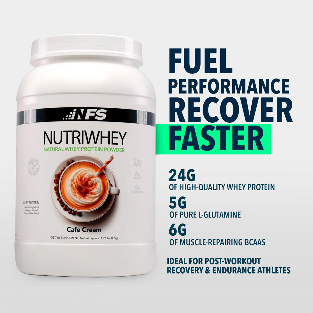 NF Sports NutriWhey Cafe Cream dispensing spoon for convenient serving