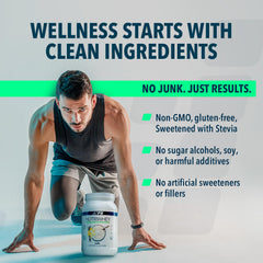 NF Sports NutriWhey vanilla label closeup conveys premium quality.