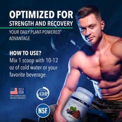 NF Sports oats with protein powder for a protein-packed breakfast