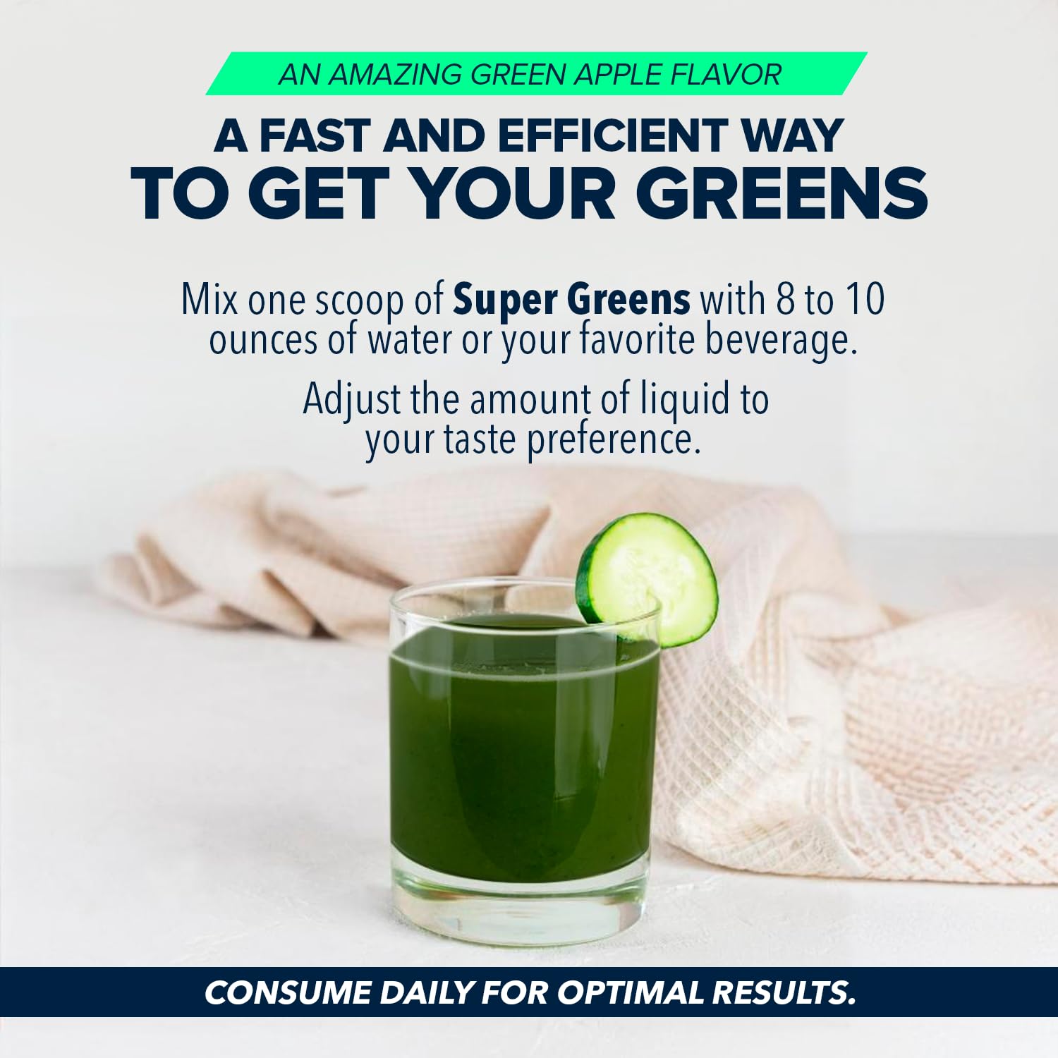 NF Sports Super Greens organic-label closeup reinforces clean, plant-based nutrition