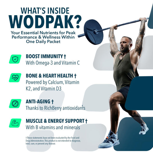 NF Sports WODPAK single serving packets for on the go active days