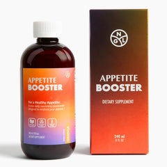NGL Appetite Booster label closeup highlights vitamin and mineral blend