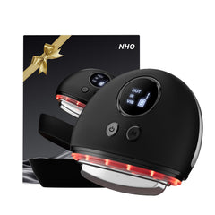 NHO Electric Fascia Knife in hand for portable self-massage and tension relief.