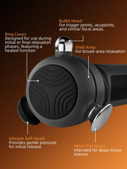 NHO Massage Gun whisper-quiet operation in use