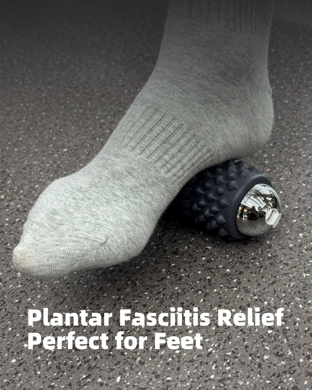 NHO deep-tissue release ball reaches back, shoulders, and feet for fascia work.
