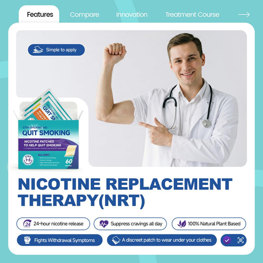 NicDuic quit-smoking patch 14mg; steady release for reduced withdrawal.