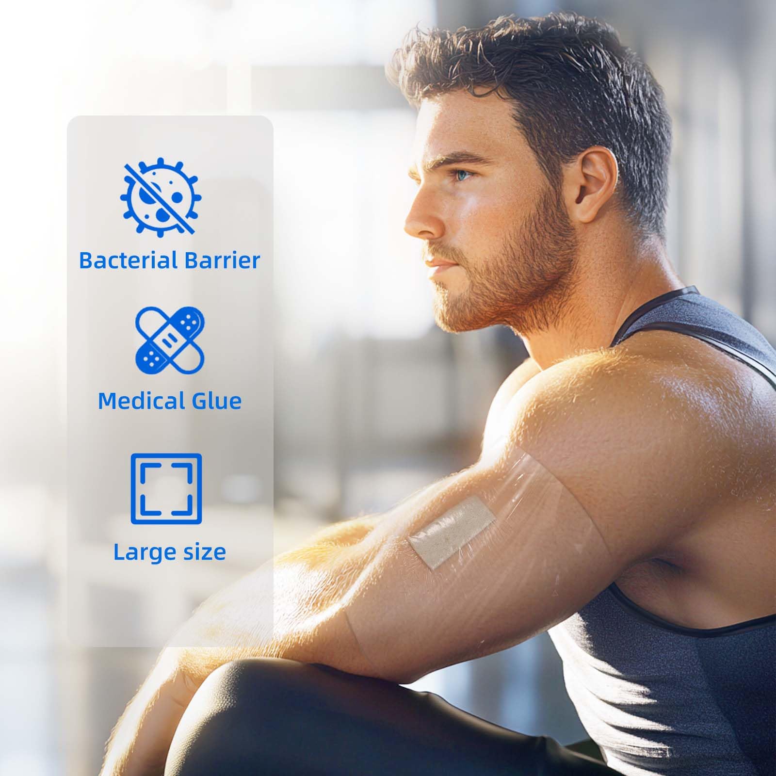 Niceful pre-cut easy-application dressing design enables fast, mess-free use.