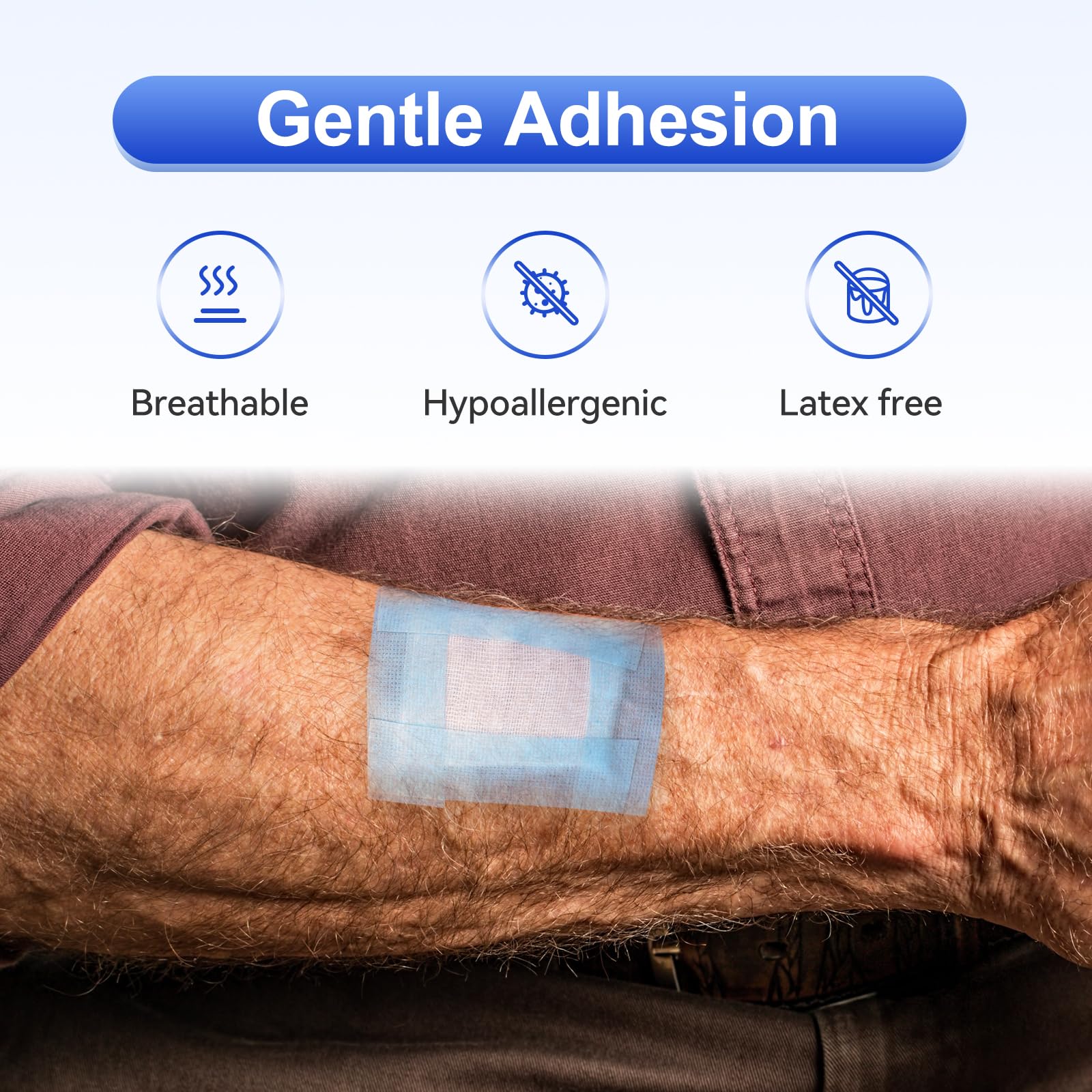 Niceful silicone medical tape provides strong adhesion to secure gauze and dressings reliably.