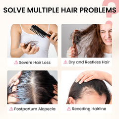 Nicetop ingredients label featuring biotin and zinc for hair nourishment