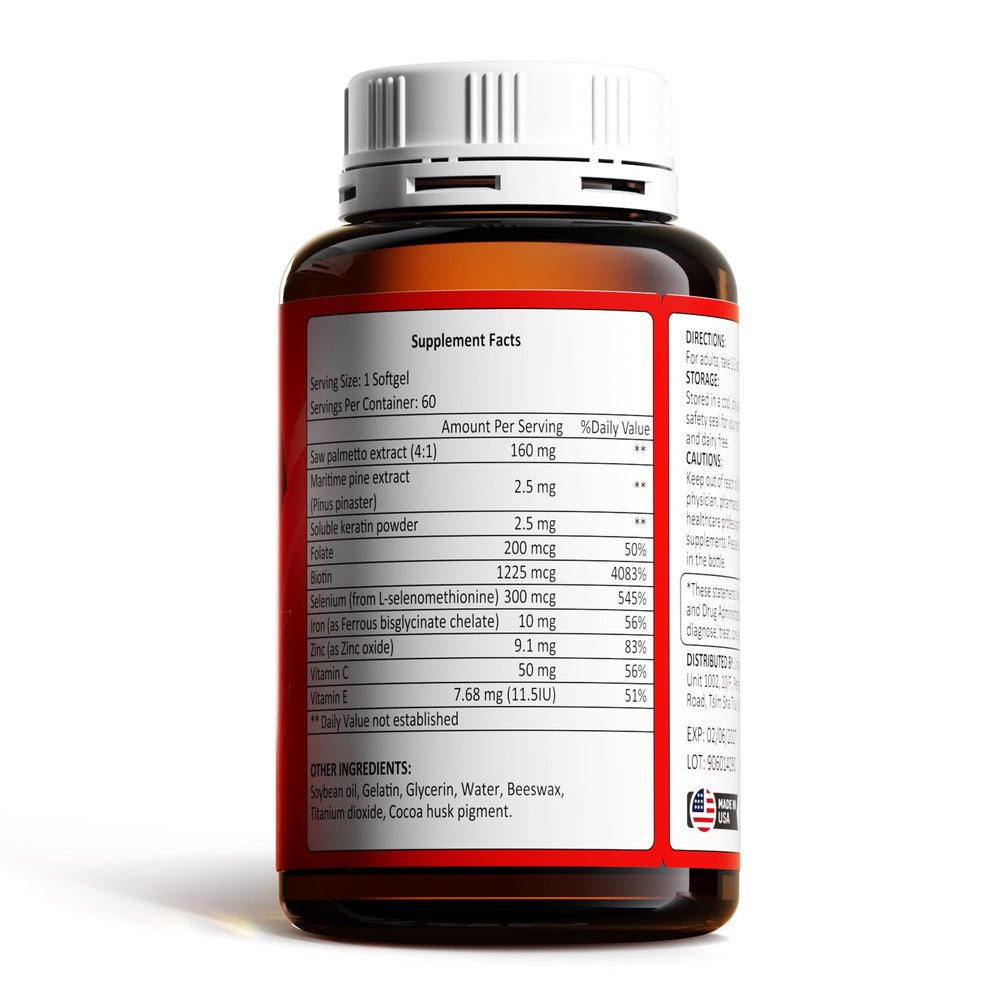 Nicetop 60-capsule bottle emphasizing USA manufacturing