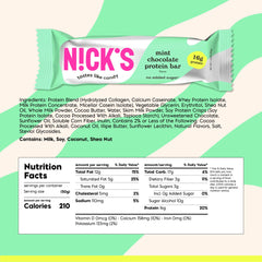 NICK'S Mint Chocolate closeup shows creamy texture and bold flavor in each bite.