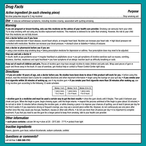Nicorette 2 mg gum compact packaging for on-the-go quit support
