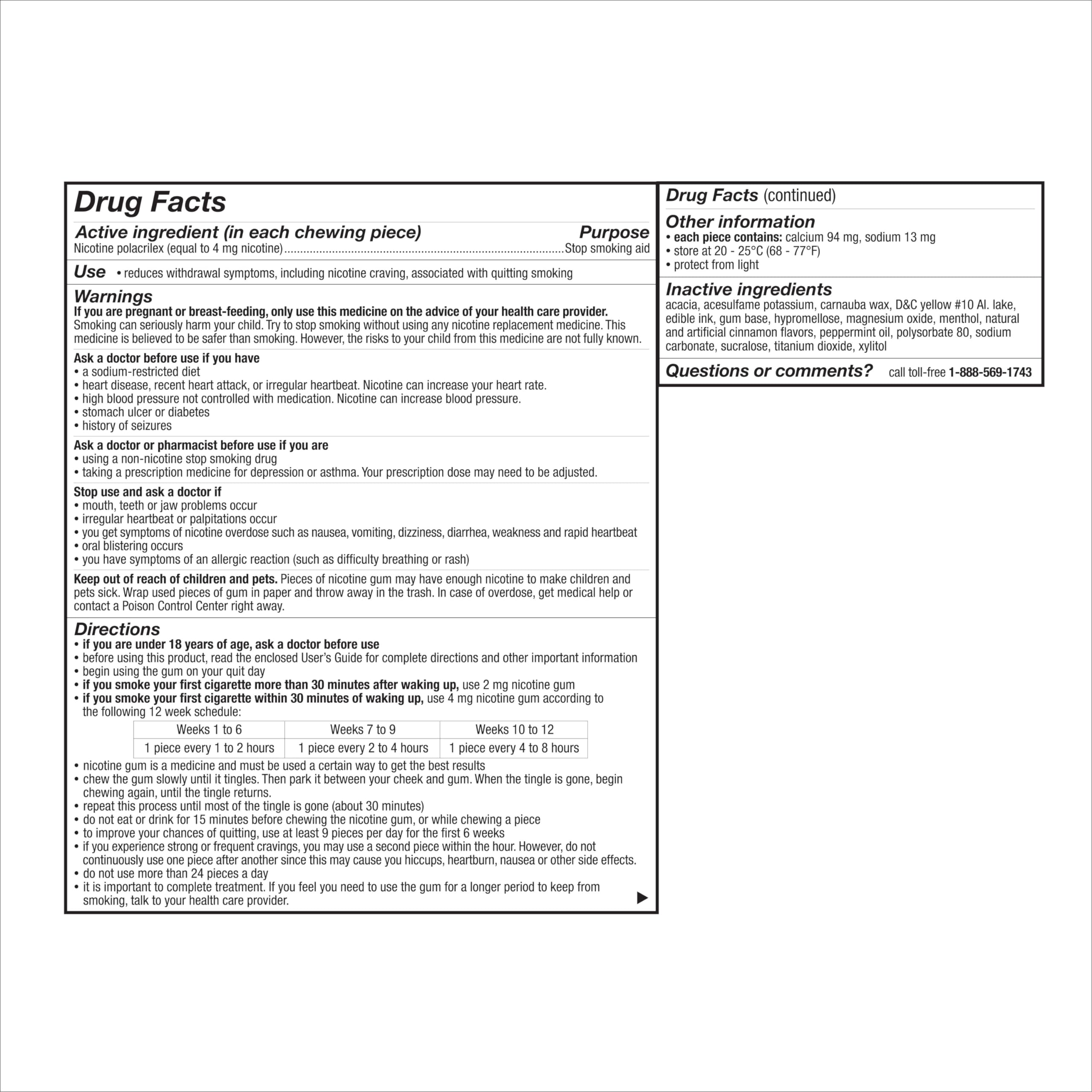 Graphic illustrating 1–2 hour dosage guidance on the package.